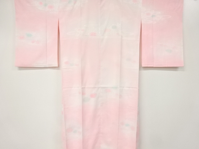 菊模様織り出し暈し長襦袢